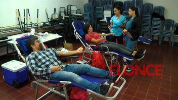 Se realizó una colecta externa de sangre en la escuela Manuel Belgrano de Paraná