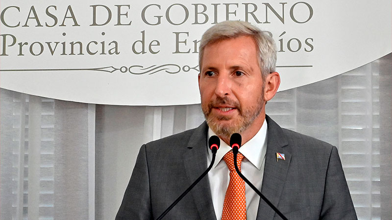 Frigerio anunció que Entre Ríos inicia “reclamo judicial” de fondos a Nación