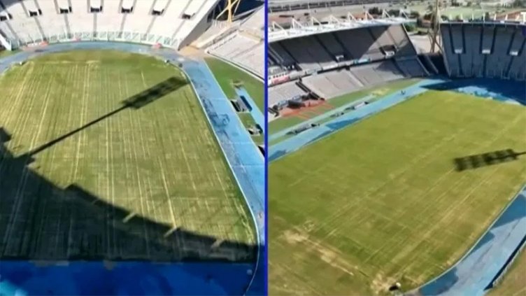 Video: notoria mejora en un día del estadio Kempes con vistas al Superclásico