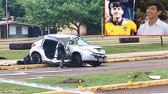 Murieron dos estudiantes secundarios tras violentísimo accidente de tránsito