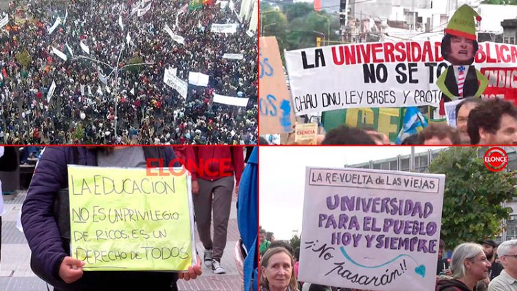 La Marcha Federal Universitaria se replicó en Paraná: voces, fotos y mensajes