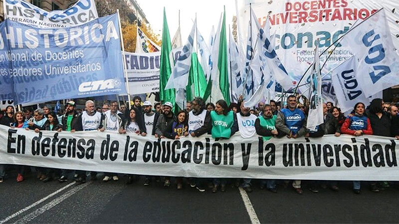 La marcha central se hará en Buenos Aires