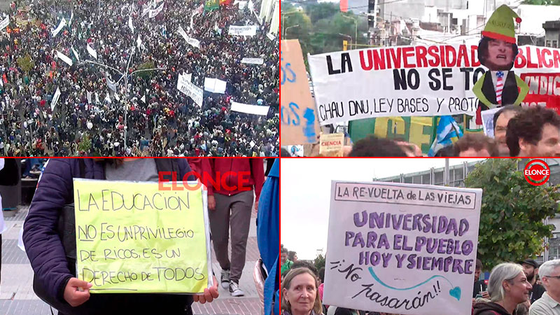 La Marcha Federal Universitaria se replica en Paraná: voces, fotos y carteles
