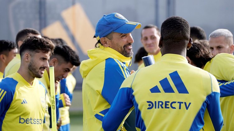 Boca viaja a Brasil: sin Cavani, el DT probó un equipo con novedades