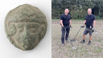 Arqueólogos aficionados hallaron un retrato de Alejandro Magno