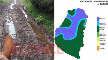 El “exceso significativo” de lluvias complica al campo en Entre Ríos