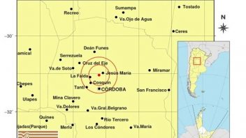 Un fuerte sismo afectó a varias ciudades de Córdoba