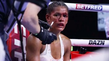 Video: impresionante corte de la entrerriana Yanina Lescano durante una pelea