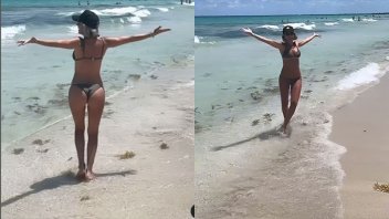 Soledad Fandiño aseguró que está soltera y lució sus curvas en un video