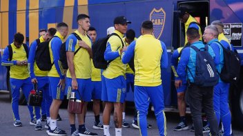 Tras la eliminación, el plantel de Boca regresó a Buenos Aires sin declaraciones