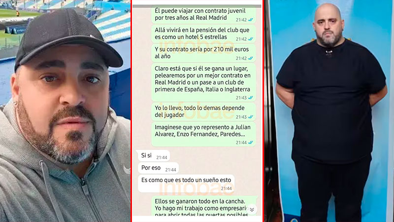 “Puede entrar al Real Madrid”: chats del falso cazatalentos que estafó en Paraná