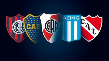 Liga Profesional: la agenda de River, Boca, Racing, Independiente y San Lorenzo
