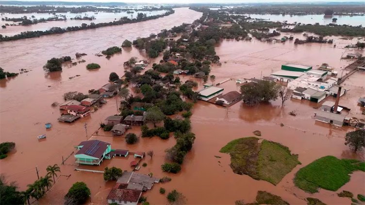 Inundaciones en Brasil: confirmaron 40 muertes y 44.600 personas afectadas