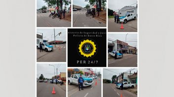 Identificaron 84 vehículos y 187 personas en operativos policiales en Paraná