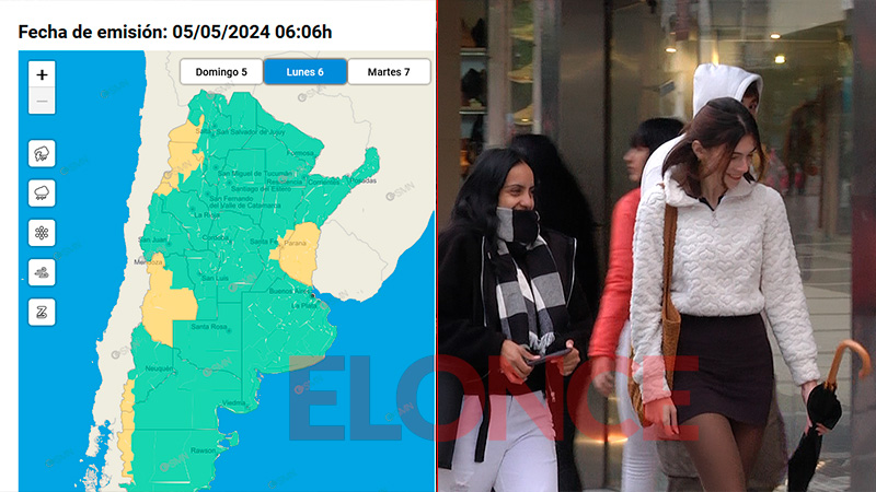 Rige alerta amarilla por tormentas para Entre Ríos: prevén hasta 50 mm de lluvia