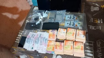 Incautaron drogas y dinero en allanamiento por narcomenudeo: hubo un detenido