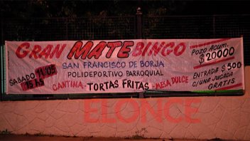 Parroquia San Francisco de Borja organiza mate bingo para recaudar fondos