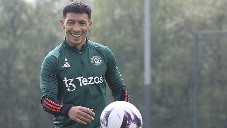El entrerriano Lisandro Martínez volvió a entrenarse en Manchester United