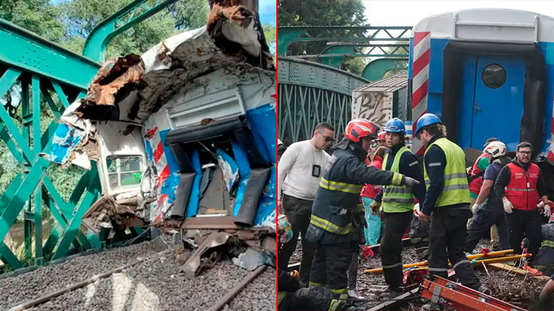 Descarriló tren en Buenos Aires y chocó con otra formación: decenas de heridos