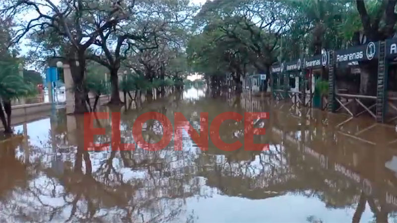 Se evacuaron 399 personas por la crecida del río Uruguay en Concordia