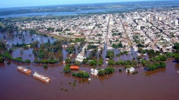 159 familias fueron evacuadas en Concordia por la creciente del río Uruguay