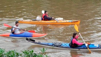 Se realizará este fin de semana la travesía en kayak por el Delta de Paraná