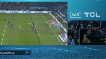 Video: polémico gol anulado con el VAR a Atlético Tucumán contra Boca