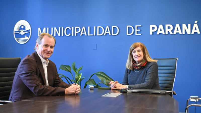Rosario Romero y Gustavo Bordet trataron temas de gestión y la reforma política