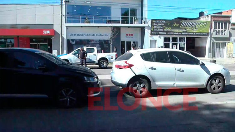 Un choque generó embotellamientos sobre un tramo de avenida Ramírez de Paraná