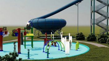 Proyectan construir un tobogán torbellino en el parque acuático de Federación