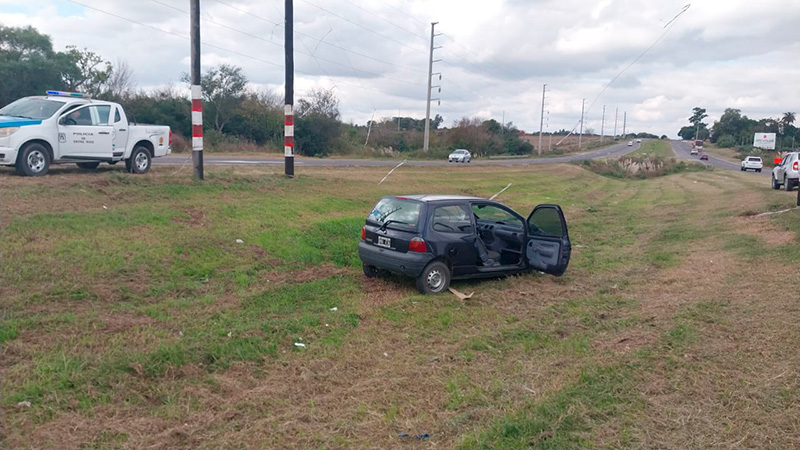 El Renault Twingo que protagonizó el accidente