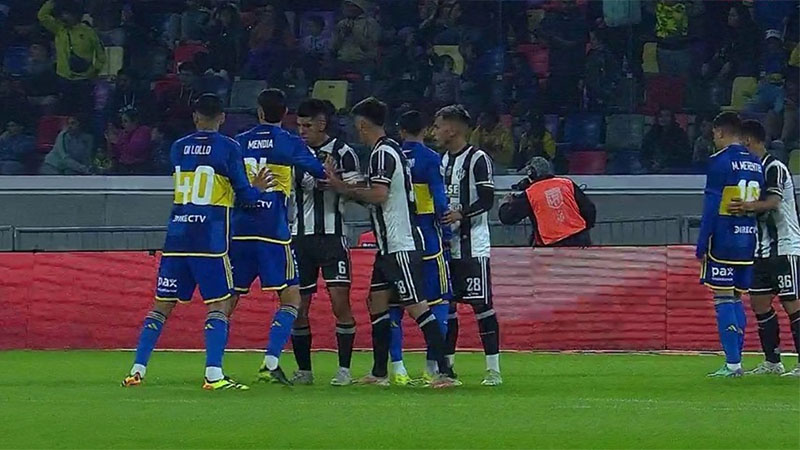Boca pierde 1-0 en el inicio del partido contra Central Córdoba por la Liga
