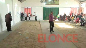 Juegos Evita: se desarrolló jornada de tejo mixto en Centro de Jubilados