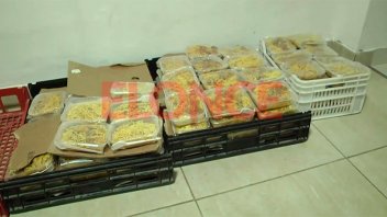 Filial de River y Suma de Voluntades entregaron 250 viandas de comida