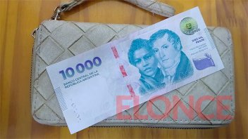 Circula el billete de $10.000 en Paraná: qué tener en cuenta para evitar falsos