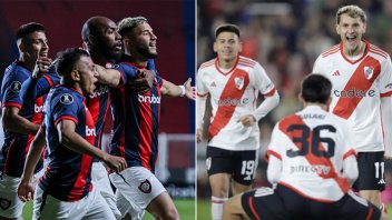 San Lorenzo y River con partidos en la Copa Libertadores 2024