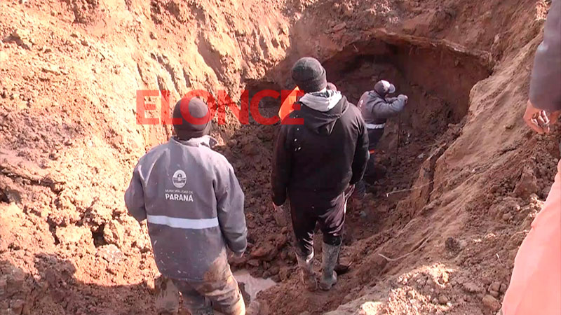 Fisura en caño de agua: siguen los trabajos y continúa restringido el ...
