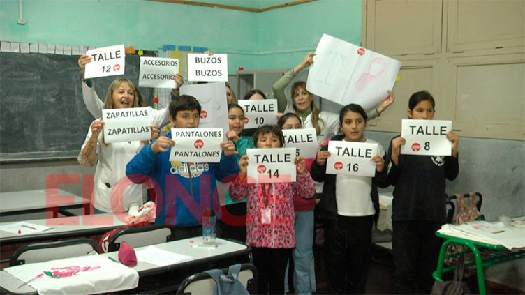 Campaña solidaria: los talles de ropa que necesitan en la escuela Pérez Colman
