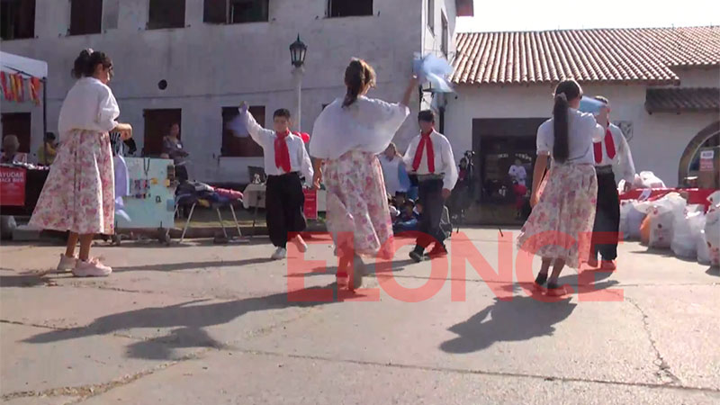 Video: el baile de niños de escuela Pérez Colman durante la jornada solidaria