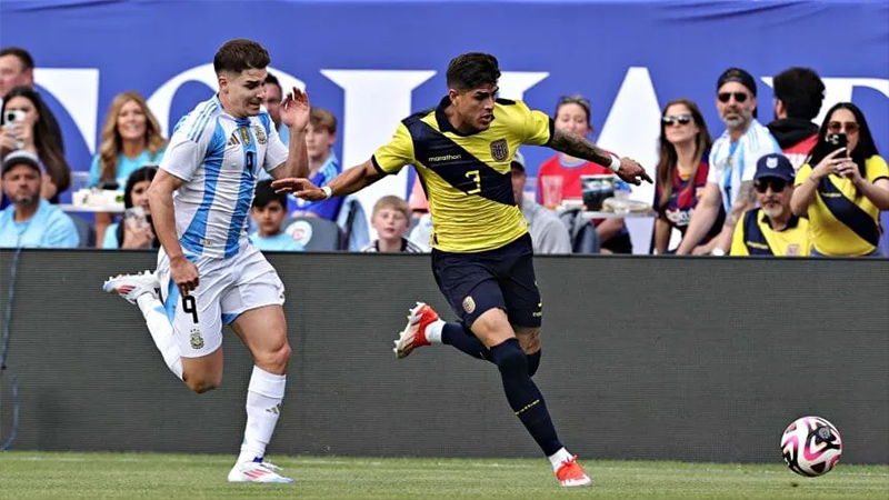 Argentina vence 1-0 a Ecuador en el primer partido amistoso