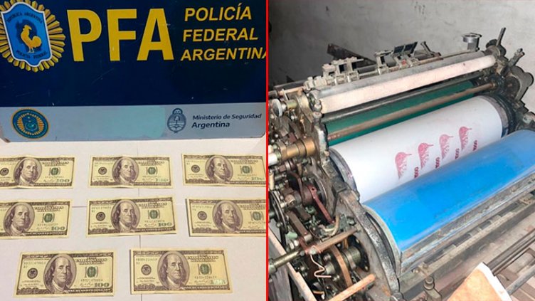Desmantelan banda de falsificadores de dólares: hubo allanamientos en Entre Ríos