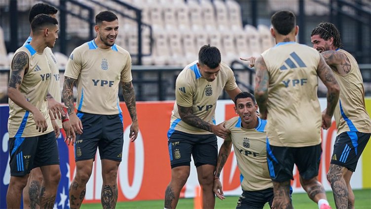 La Selección Argentina tuvo su entrenamiento pensando en el debut en la Copa América