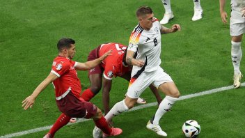 Alemania igualó en el final con Suiza y quedó primero en la Euro: goles del 1-1