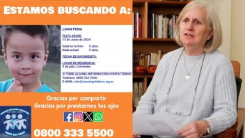 Caso Loan: la presidenta de Missing Children Argentina criticó la investigación