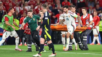 Hungría criticó el accionar del servicio médico de la Eurocopa con el jugador golpeado