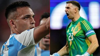 Lautaro y Dibu Martnez resaltaron el triunfo de Argentina sobre Chile