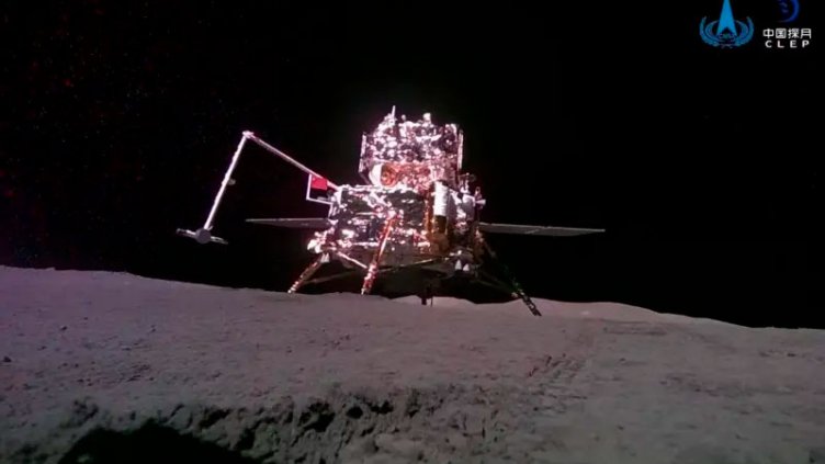 Nave china regresó a Tierra con primeras muestras del lado oscuro de la Luna