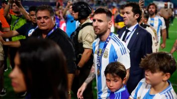 Messi le dedicó el título de la Selección Argentina a su familia