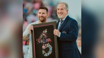 Inter Miami homenajeó a Lionel Messi por sus 45 títulos