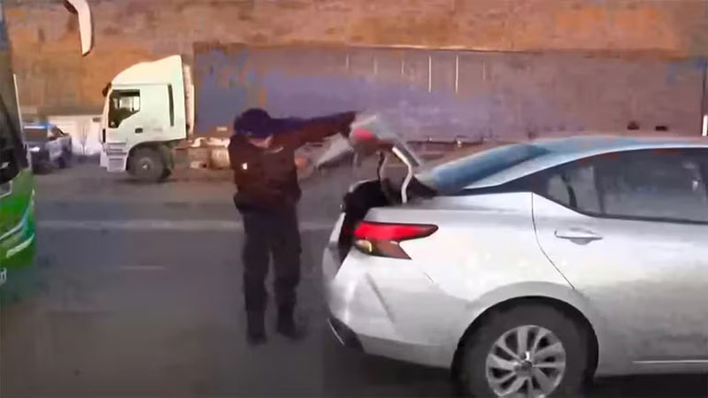 Postal del operativo que se realizó en el sur del país.